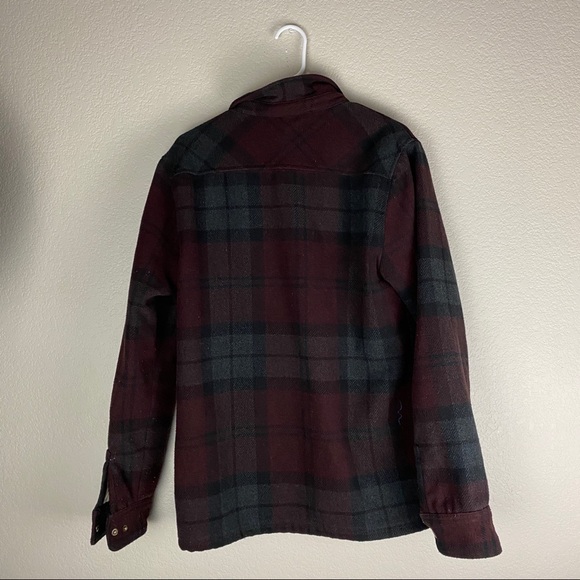 Active RS Plaid Jacket Sherpa Lined Size Medium - Picture 5 of 8